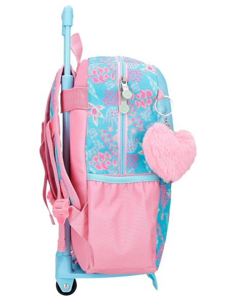 MOCHILA ADAP. 32CM. C/CARRO. ENSO JUNGLE MOOD